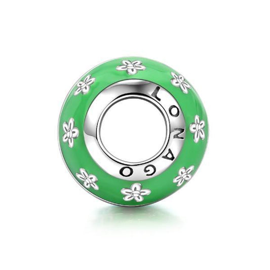 Sterling Silver Flowers in August Fit for Bracelet and Necklace - onlyone