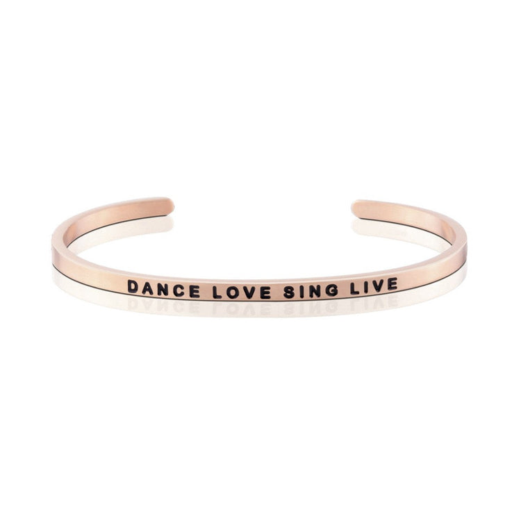 925 Sterling Silver Personalized Love Series Engraved Cuff 6�7.5�Inspirational Bracelet - onlyone