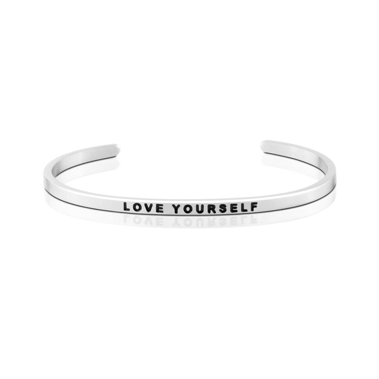 925 Sterling Silver Personalized Love Series Engraved Cuff 6�7.5�Inspirational Bracelet - onlyone