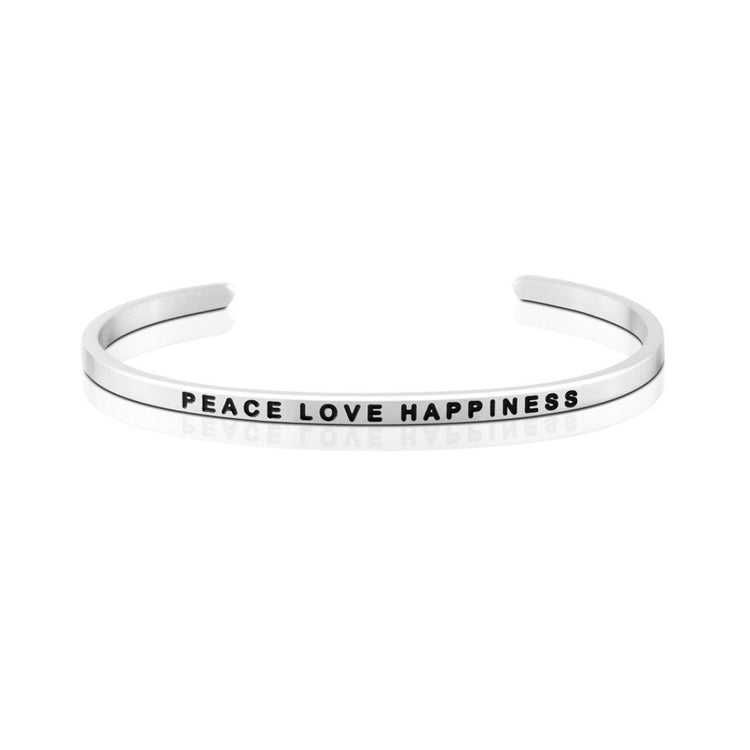 925 Sterling Silver Personalized Love Series Engraved Cuff 6�7.5�Inspirational Bracelet - onlyone