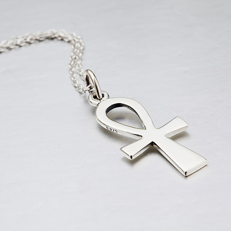 925 Sterling Silver Religious ANKH Cross Egyptian Peace Faith Necklace - onlyone