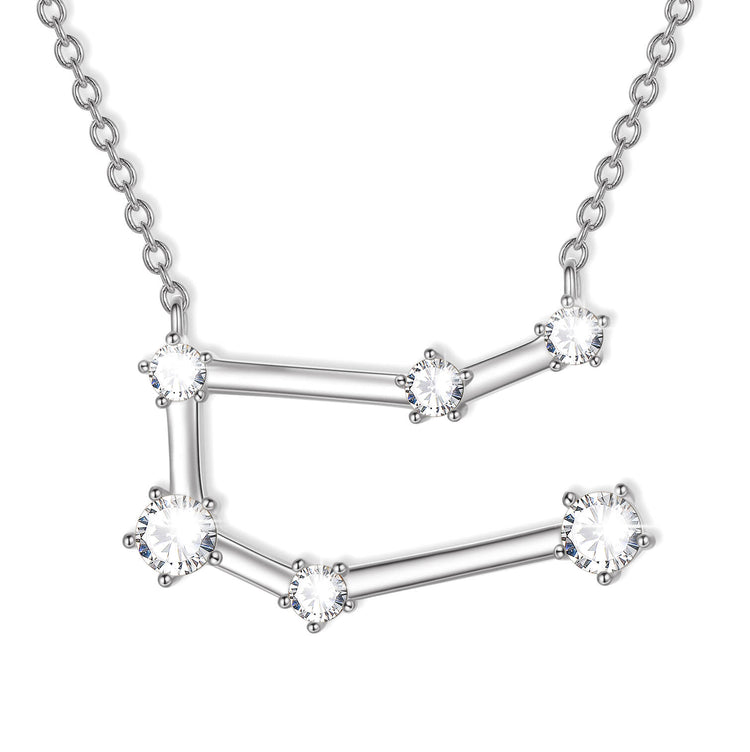 925 Sterling Silver Zodiac Jewelry Celestial Constellation Necklace - onlyone