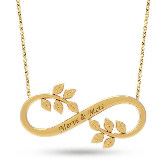 925 Sterling Silver Infinity Name Necklace Nameplate Necklace - onlyone