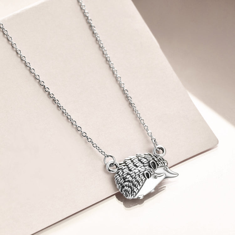 Collier hérisson en argent sterling 925