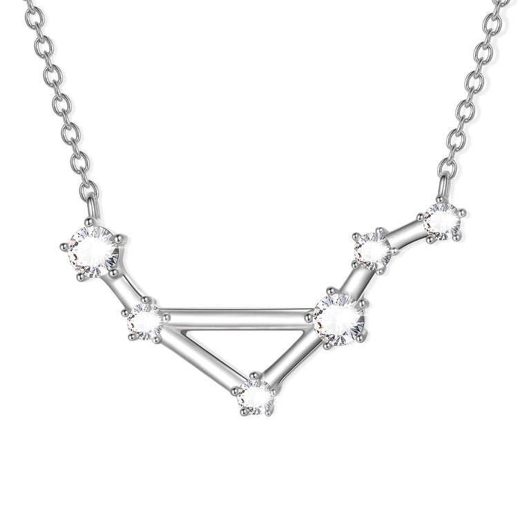 925 Sterling Silber Tierkreis Schmuck Himmlische nicht personal isierte Sternbild Halskette