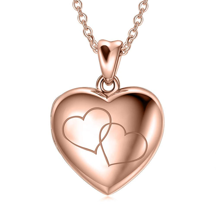 925 Sterling Silver Heart Photo Locket