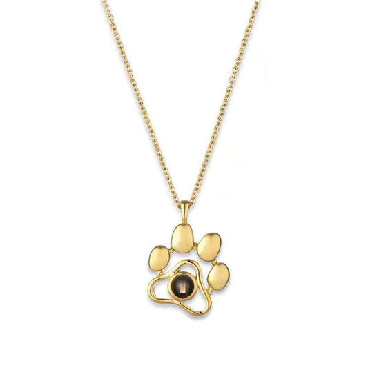 Pet Paw Love Project Necklace