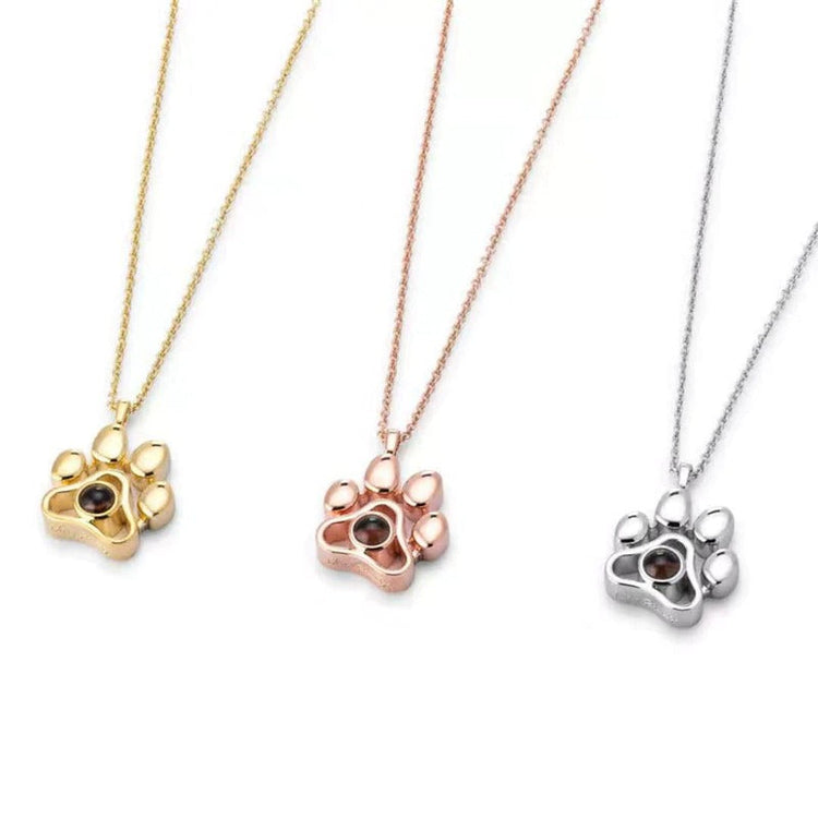 Pet Paw Love Project Necklace