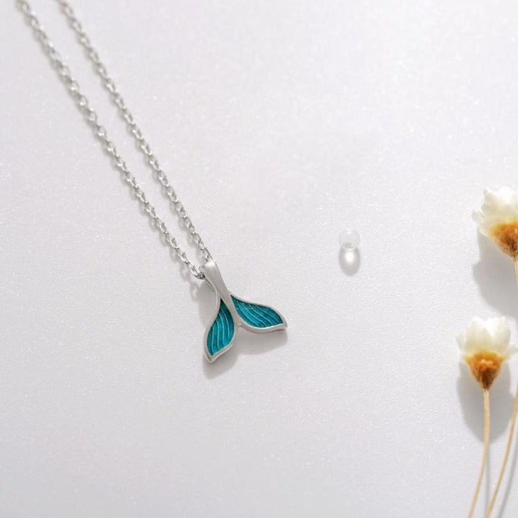 925 Sterling Silver Fishtail Anklet - onlyone