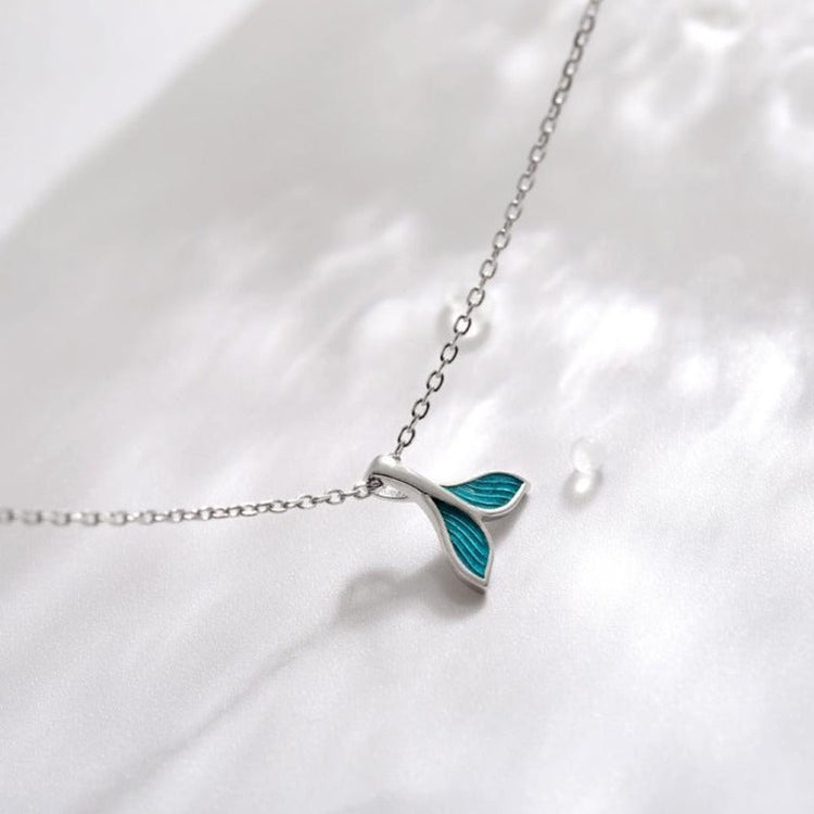 925 Sterling Silver Fishtail Anklet - onlyone