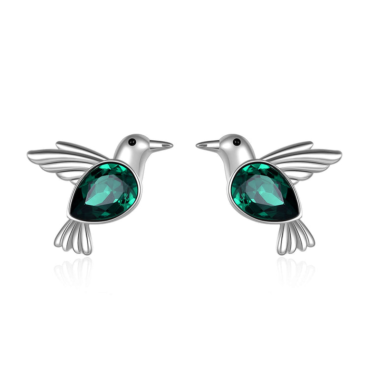925 Sterling Silber Ohr stecker Kolibri Ohrringe