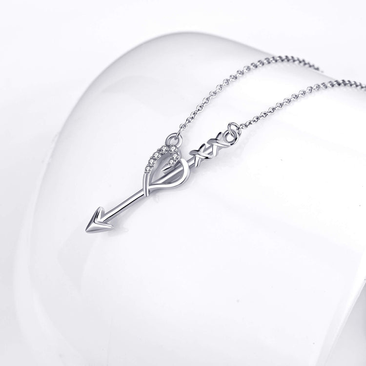 925 Sterling Silver An Arrow Through A Heart - onlyone