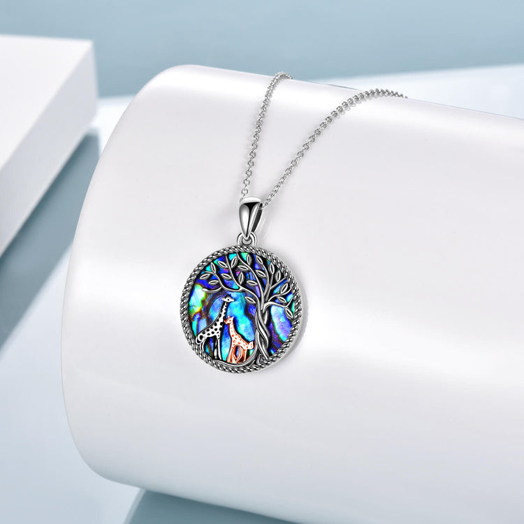 925 Sterling Silver Elegant Giraffe Necklace For Women