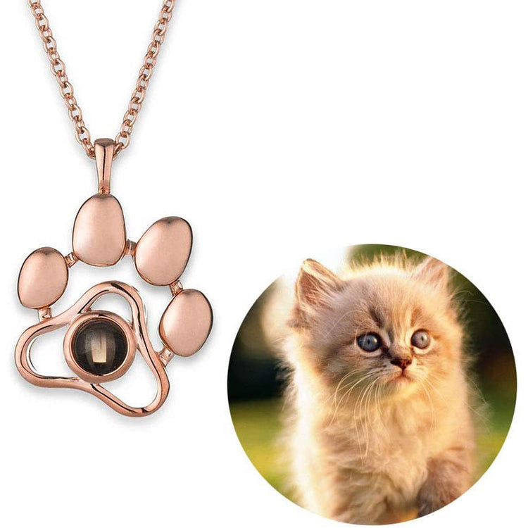 925 Sterling Silver Custom Pet Picture Memorial Necklace