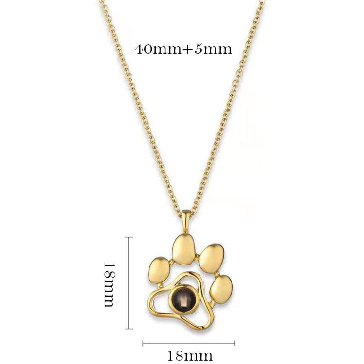 925 Sterling Silver Custom Pet Picture Memorial Necklace