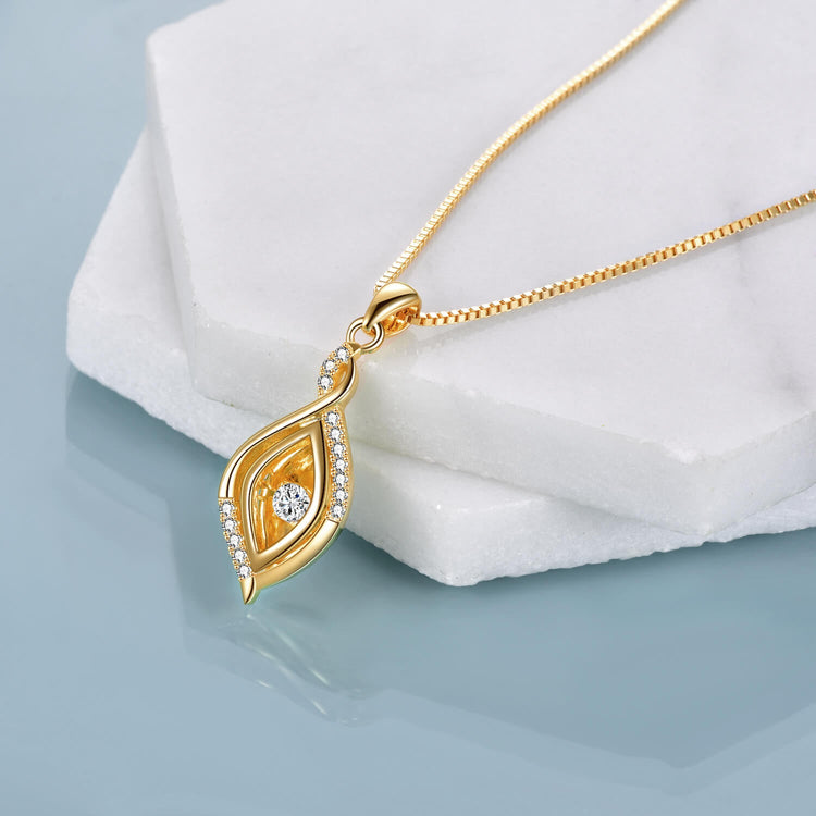 925 Sterling Silver Round 3mm Moissanite Halo Pendant Necklace