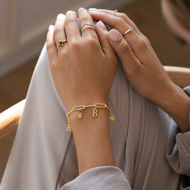 925 Sterling Silver Clip Link Bracelet
