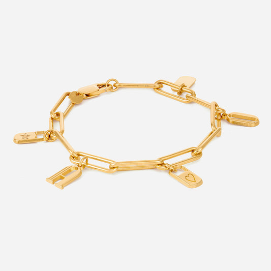 925 Sterling Silver Clip Link Bracelet