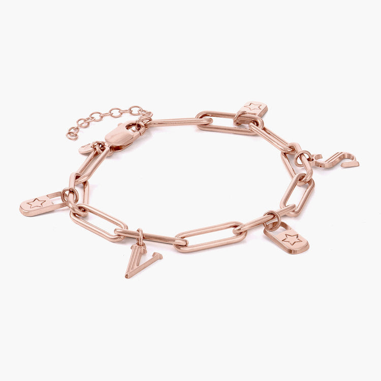 925 Sterling Silver Clip Link Bracelet