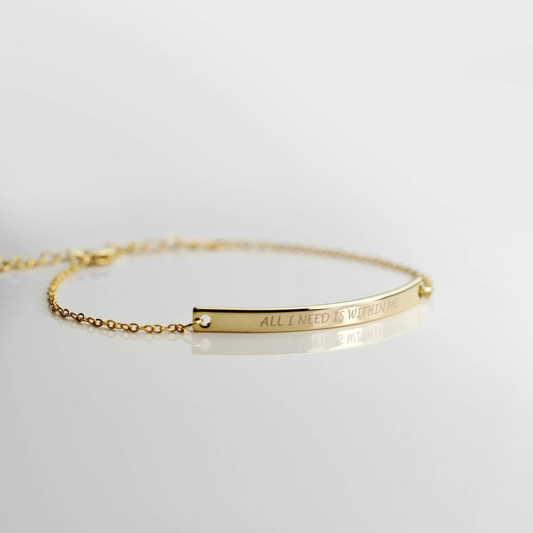 925 Sterling Silver Custom Bar Friendship Bracelet Coordinates Engraved Bracelets