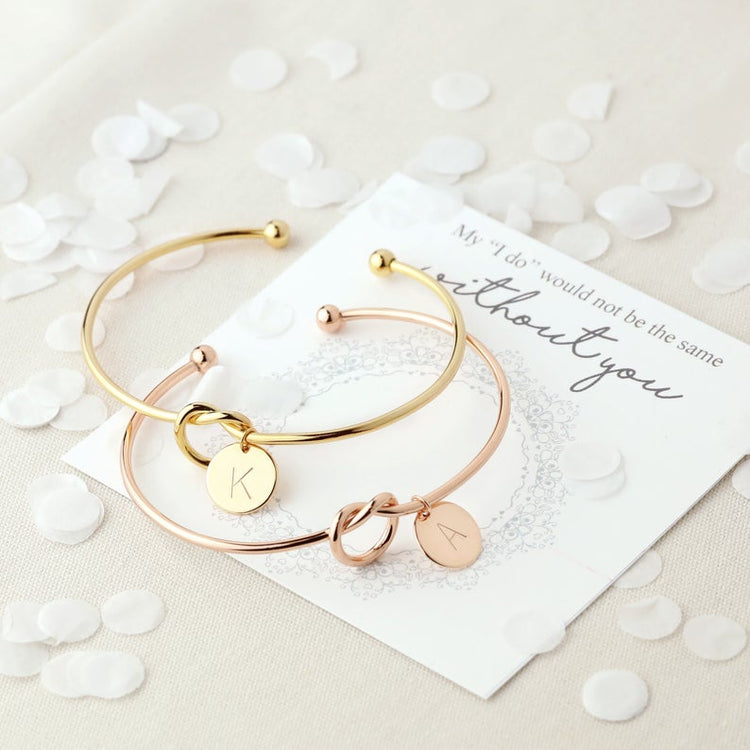 Customized Bracelet for Women Personalized Bracelet Charm Bracelet Best Gifts Maid of Honor Gift Flower Girl Mother of the Bride - KBR - onlyone