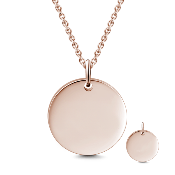 925 Sterling Silver Engraved Hang Tag Coin Necklace Inspirational Gift, Back To School Gift Necklace - onlyone