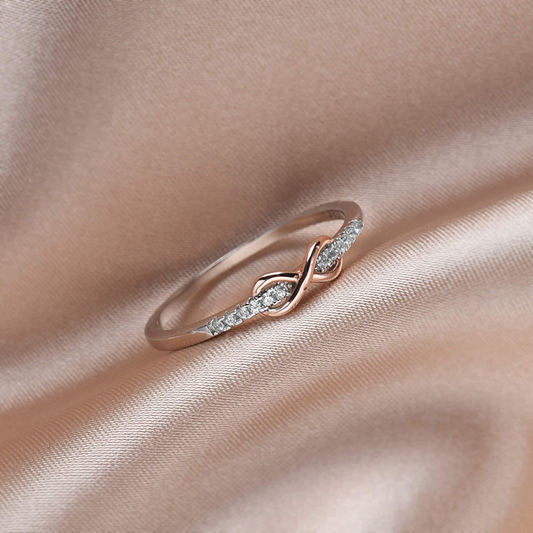 925 Sterling Silber für immer Infinity Ring Modeschmuck Ring