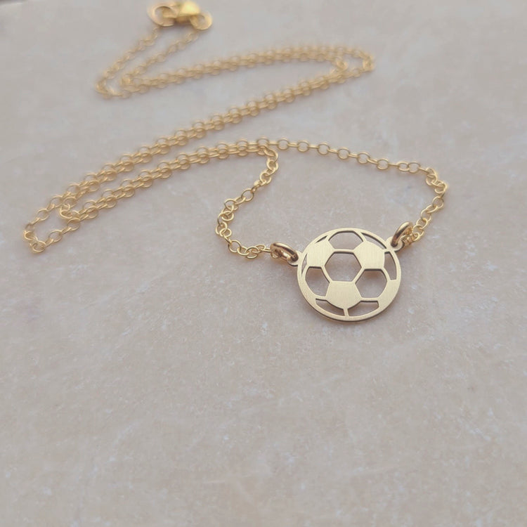 925 Sterling Silver Soccer Necklace Soccer Ball Charm Jewelry,Dainty Soccer Team Gift, Soccer Jewelry Soccer Coach Gift