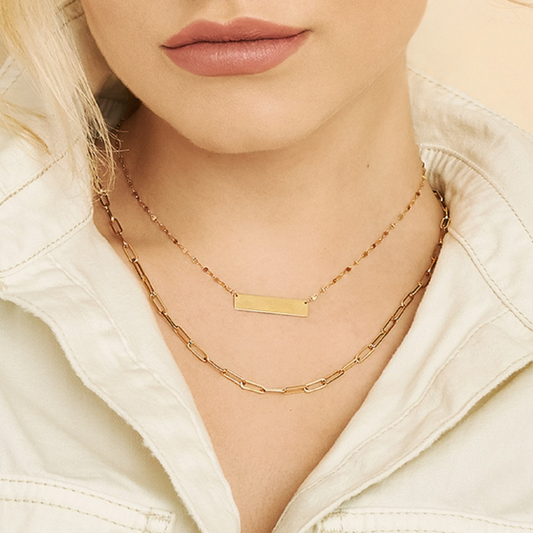 925 Sterling Silber Venedig Link Halskette