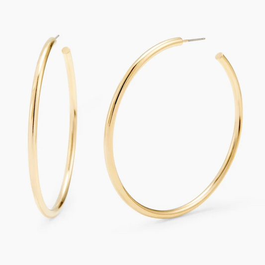 925 Sterling Silber Klassische Hoops Ohrringe Geschenk für Mama