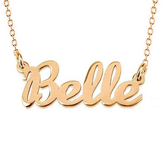 Collier avec plaque signalétique en argent sterling 925
