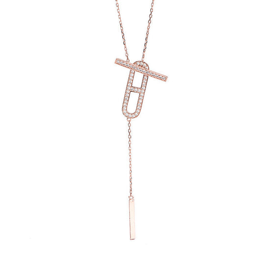 925 Sterling Silver Elegant Anchor Chain Necklace - onlyone