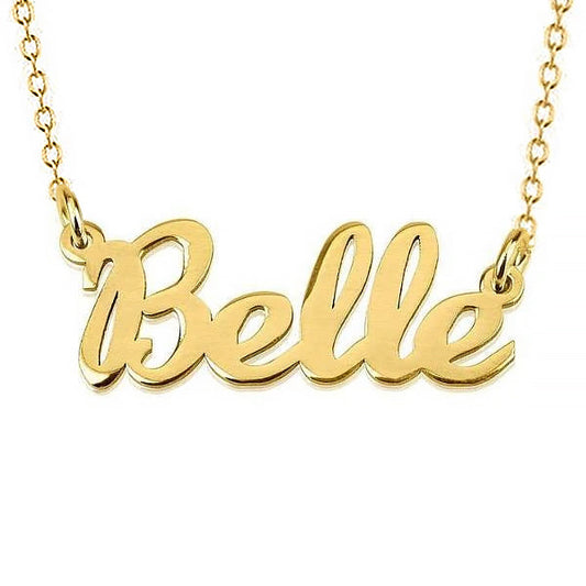 Collier avec plaque signalétique en argent sterling 925