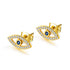 925 Sterling Silver Zirconia Evil Eye Earrings - onlyone