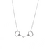 925 Sterling Silver High Polished Snaffle Bit Equitation Jewelry For Women, Necklace For House Lovers - onlyone