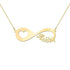 925 Sterling Silver Infinity Heart Name Necklace Nameplate Necklace - onlyone