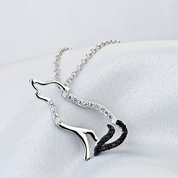 Wolf Necklace 925 Sterling Silver Jewelry - onlyone