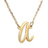 925 Sterling Silver 26 Letters From A-Z Initial Necklace - onlyone