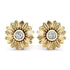 OnlyOne 925 Silver Golden Sunflower earrings - onlyone