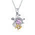 925 Sterling Silver Mom and Baby Turtle Necklace - onlyone