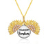925 Sterling Silver Customized Sunflower Open Locket Necklace, Gift For Mom - onlyone