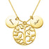 925 Sterling Silver Coin Life Tree Engraved Name Necklace Nameplate Necklace - onlyone
