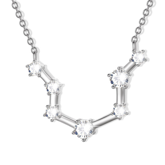 925 Sterling Silver Zodiac Jewelry Celestial Constellation Necklace - onlyone