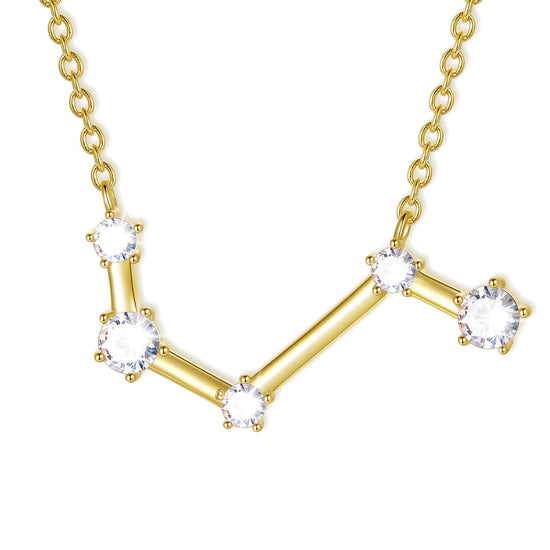 925 Sterling Silver Zodiac Jewelry Celestial Constellation Necklace - onlyone