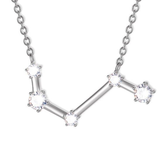 925 Sterling Silver Zodiac Jewelry Celestial Constellation Necklace - onlyone