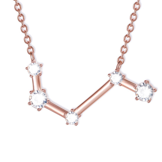 925 Sterling Silver Zodiac Jewelry Celestial Constellation Necklace - onlyone