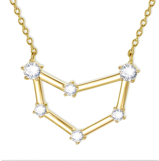925 Sterling Silver Zodiac Jewelry Celestial Constellation Necklace - onlyone