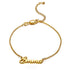 925 Sterling Silver Personalized "Emma" Style Name Bracelet Nameplate Bracelet - onlyone