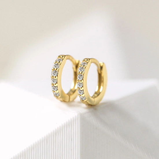 Mini Huggie Hoop Earring 925 Sterling Silver Small Hoop Earrings - onlyone
