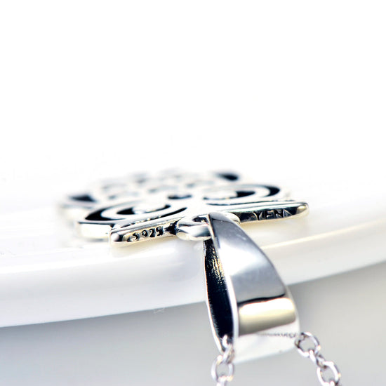 925 Sterling Silver Cute Halloween Owl Necklace - onlyone